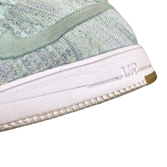 RARE 2016 Nike Air Force 1 Flyknit Low Glacier Blue - Picture 9 of 16